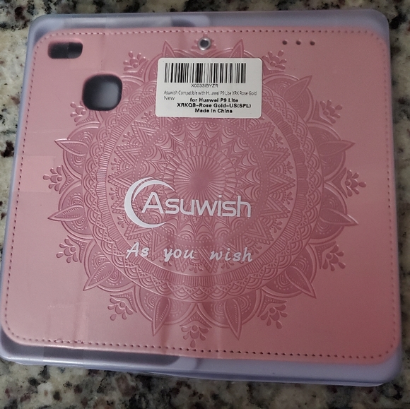 P30 Lite Wallet Case and Tempered Glass Screen Protector Credit Card Holder Flip - Picture 2 of 9